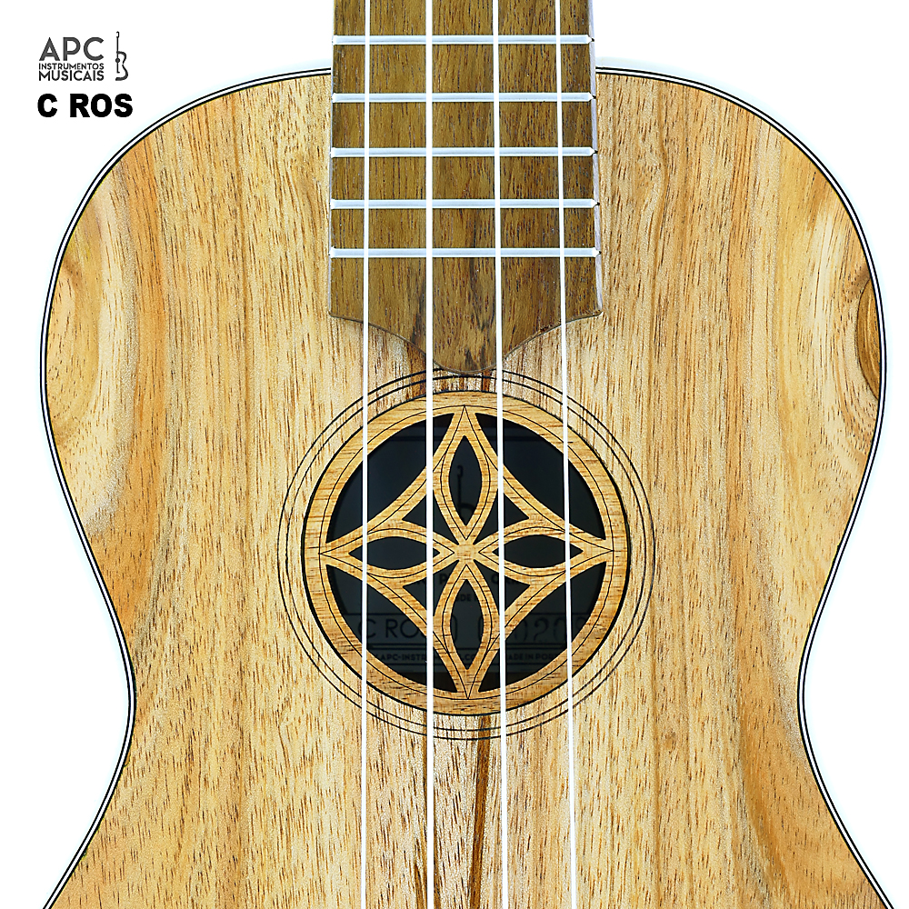 Intarsjowana rozeta ukulele koncertowego APC